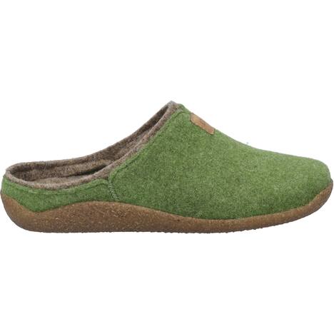 Damen Hausschuh Vinny 01, grün-kombi