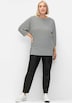 Leggings Leggings in Schimmer-Leder-Optik Rundumdehnbund Uni