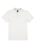 Herren Poloshirt mit Knopfleiste , Reinweiss