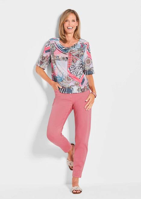 Elegantes Oberteil mit Wasserfallausschnitt