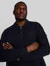 Langarm Piqué Poloshirt