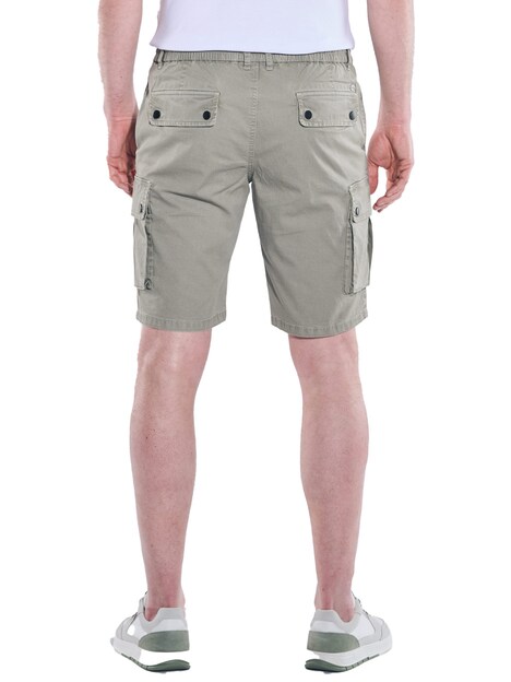 Herren Cargo-Bermuda mit Tunnelzug , Khaki