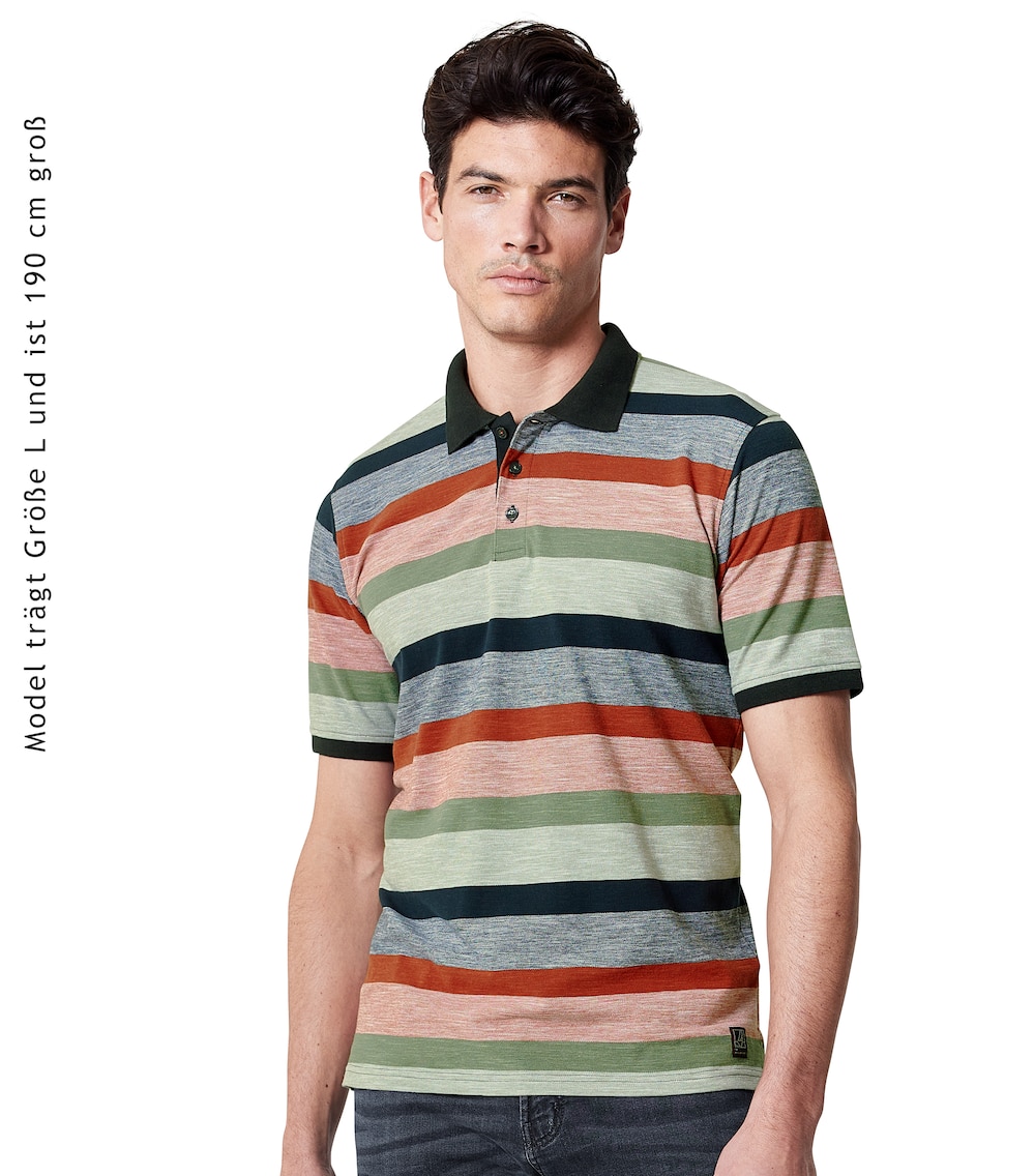 CASAMODA Polo-Shirt gestreift