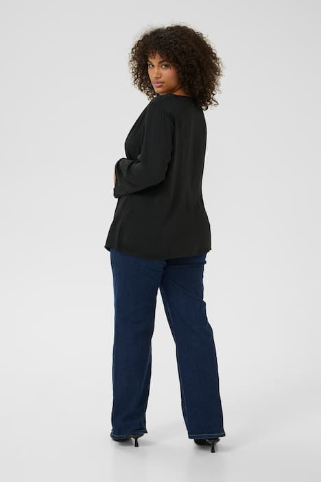 Langarm-Bluse Regular fit