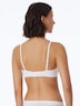 Schiesser Damen Bügelloser BH Pure Rib - weiss