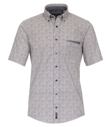 CASAMODA Freizeithemd Kurzarm Print Casual Fit