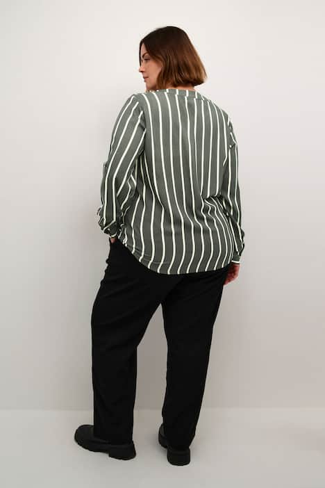 Langarm-Bluse Regular fit