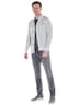 Herren Modisches Strick Overshirt , Silbergrau