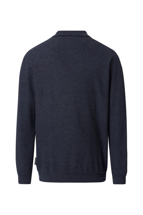 Polo-Shirt Langarm uni