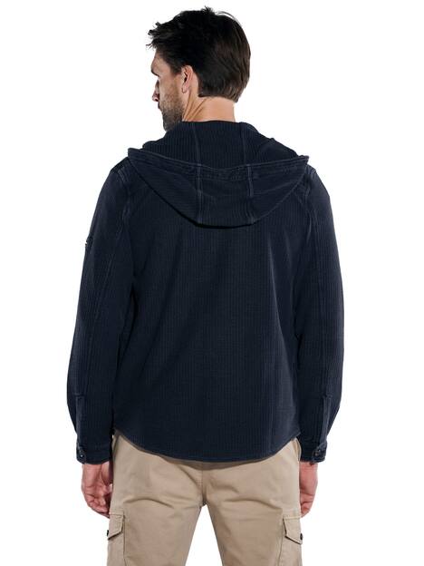 engbers Herren Sweatjacke mit Kapuze , Saphirblau