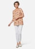 Figurschmeichelndes Drucktunika-Shirt
