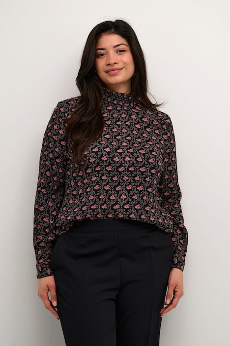 Langarm-Bluse Regular fit