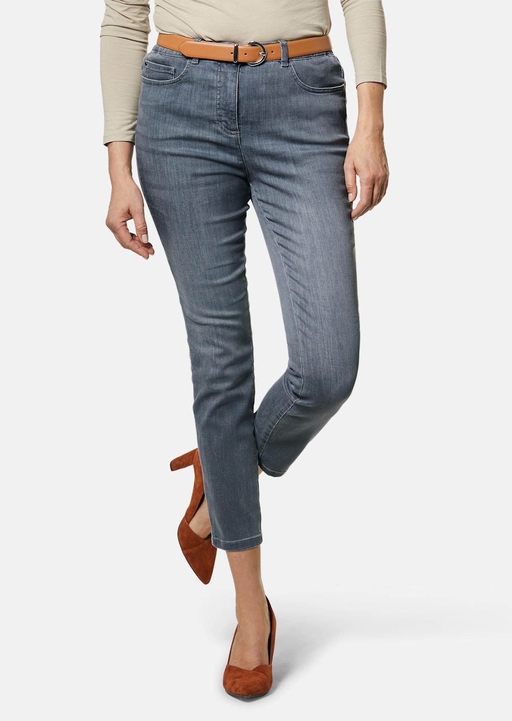 Verkürzte Jeanshose ANNA