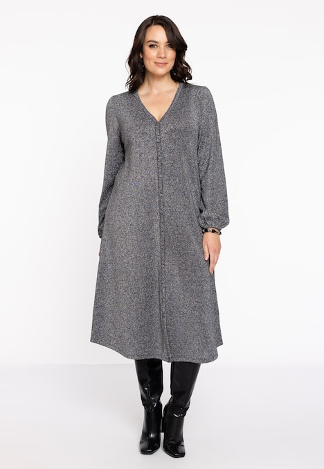 Kleid mit Knopfverschluss