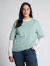 Loose Fit Strickpullover mit Kaschmir-Anteil