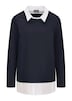 GOLDNER Sweatshirt Sweatshirt in 2-in-1-look