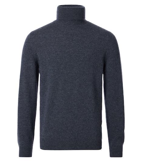 Rollkragenpullover uni