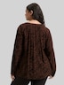 Bluse mit Leo-Print