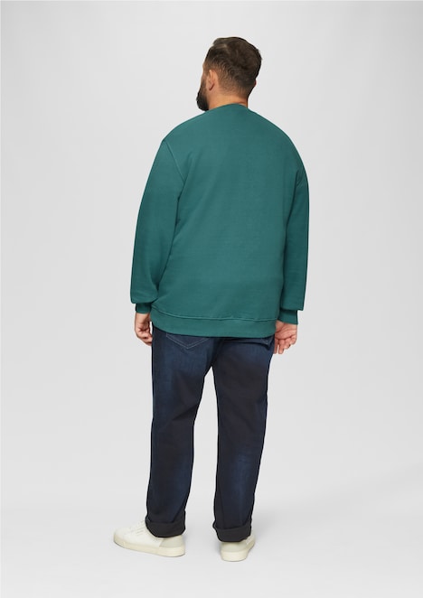 Sweatshirt mit Stickerei