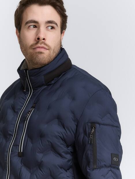 Hybrid Lightweight Steppjacke mit verstaubarer Kapuze