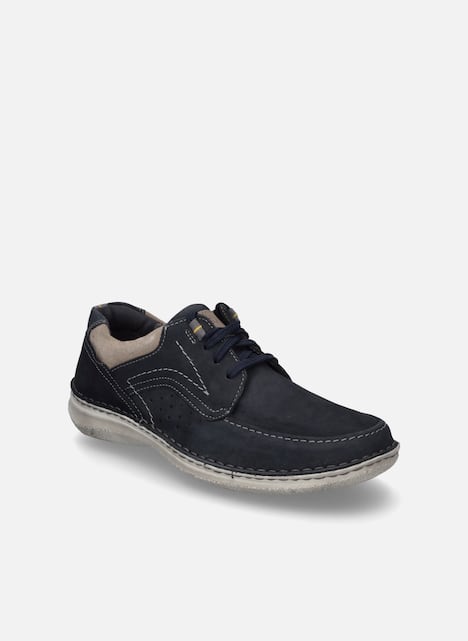 Herren Halbschuh Anvers 91, indigo-kombi