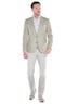 Herren Sakko in Waffeloptik made in Europe , Khaki