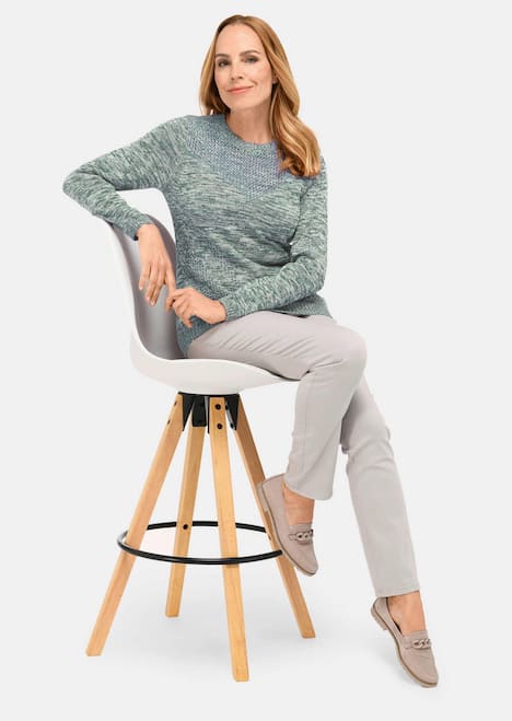 Pullover mit Glanzgarn