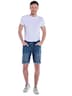 engbers Herren Jeans-Shorts regular , Mittelblau