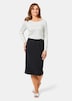 Mooi te combineren rok met elastische tailleband