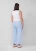 Cropped-Jeans / Mid Rise / Straight Fit / offener Saum