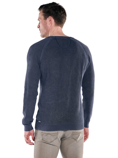 engbers Herren Pullover Rundhals , Saphirblau
