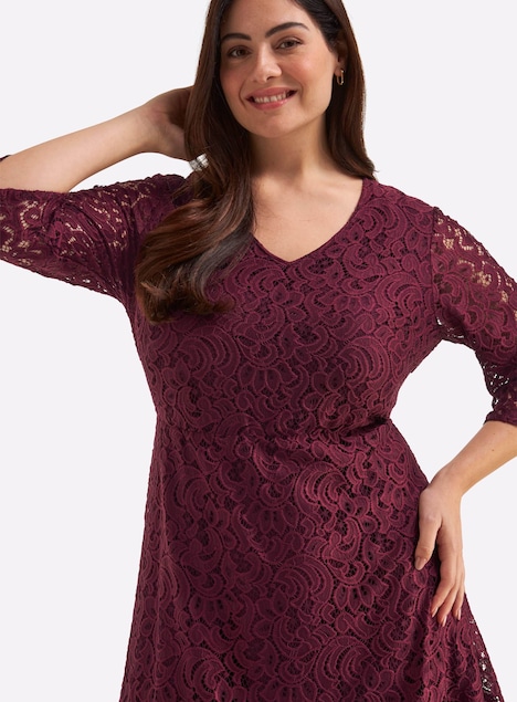 Webkleid 3/4-Arm