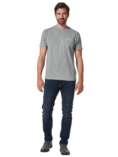 engbers Herren T-Shirt uni , Silbergrau