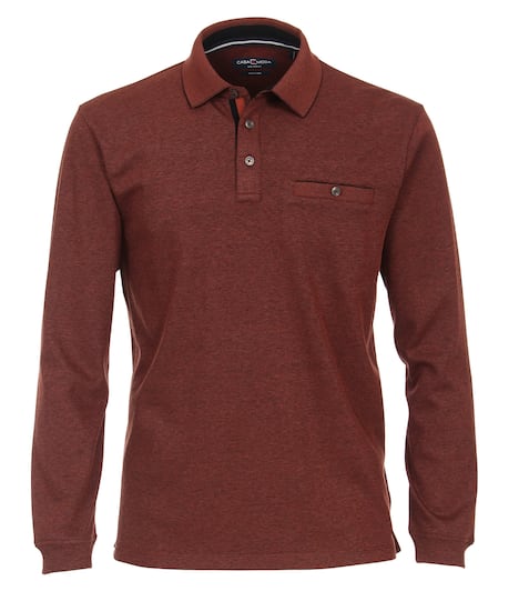Polo-Shirt Langarm gestreift