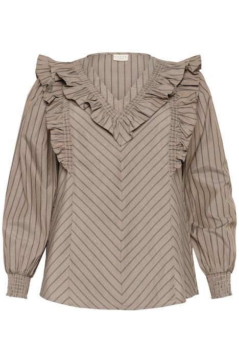 Langarm-Bluse Regular fit