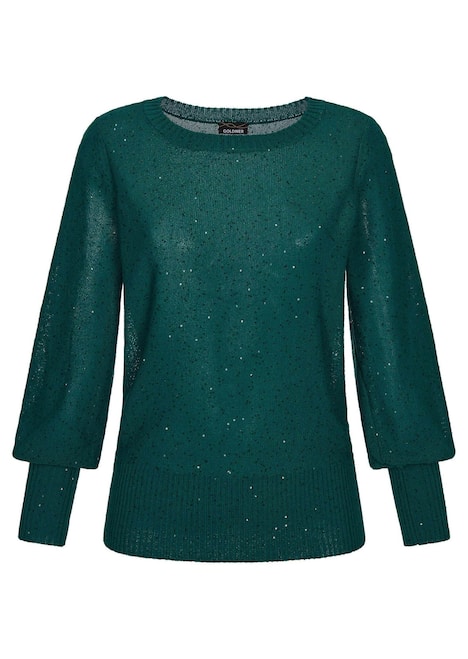 GOLDNER Trui Elegante pullover met pailletten