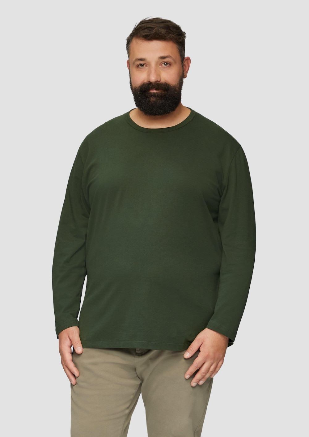 Softes Langarmshirt aus Baumwolljersey