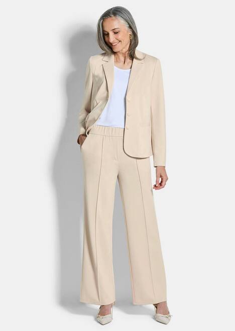 Jersey-Hose mit Biesen