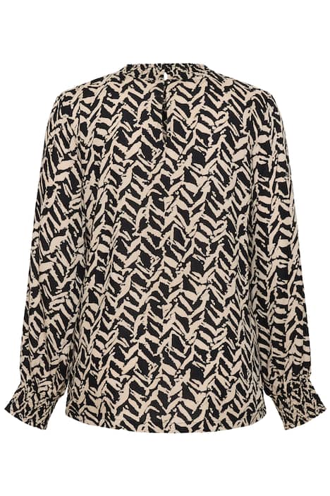 Langarm-Bluse Regular fit