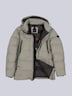 engbers Herren Steppjacke mit abnehmbarer Kapuze , Braunbeige