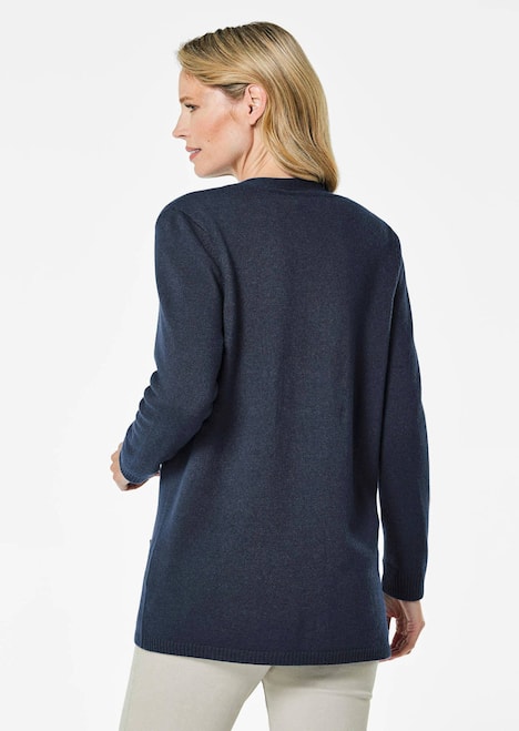 Langarm Feinstrick-Cardigan