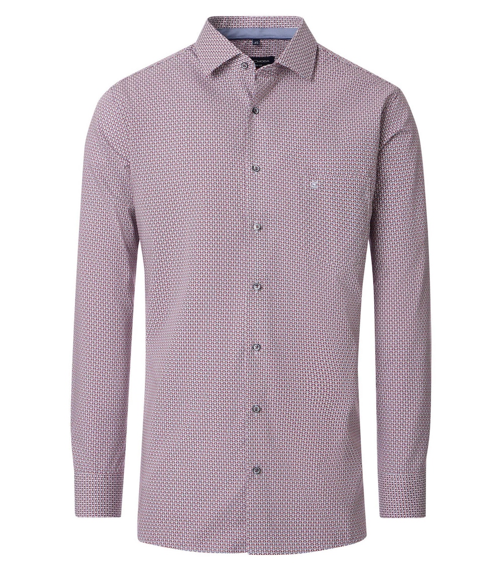 Businesshemd Print Modern Fit
