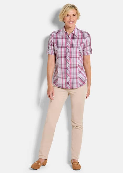 Blusenshirt mit Karomuster