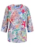 GOLDNER Blouse Kleurrijk gedessineerde blouse met mooie details