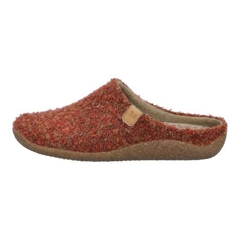 Damen Hausschuh Vinny 03, rot-multi