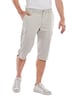 Herren Capri-Hose regular , Kieselgrau