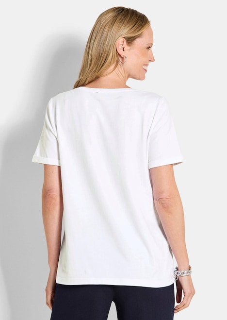 Jerseyshirt mit maritimen Print