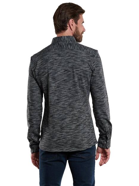 engbers Herren Langarm-Hemd meliert , Anthrazit