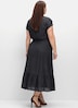 Maxikleid Kurzarm Uni