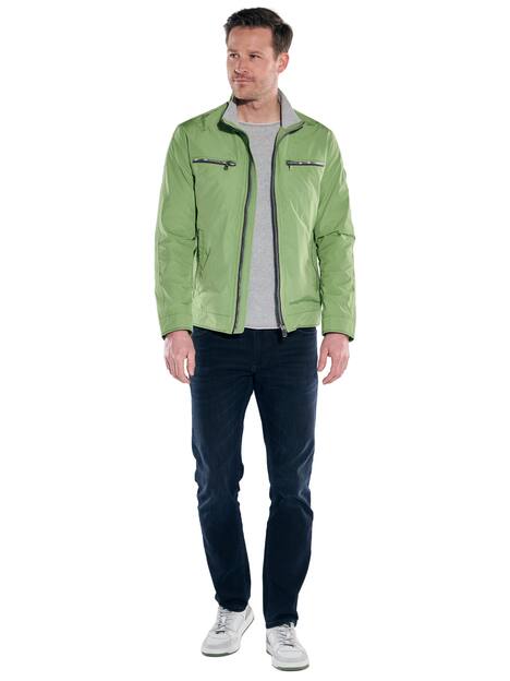 engbers Herren Jacke kurz mit Stehkragen , Gruen